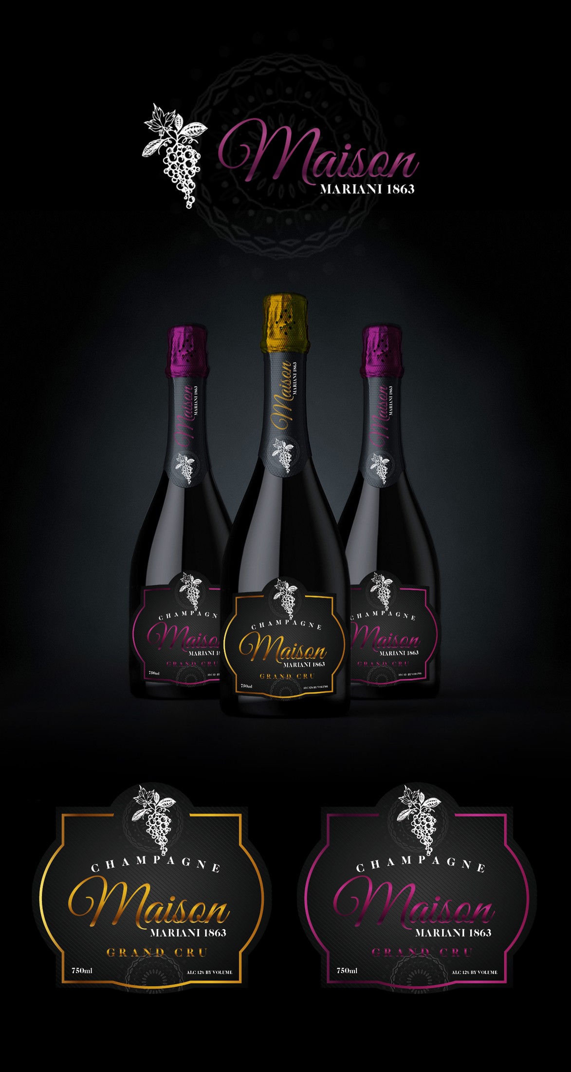 Maison Champagne label